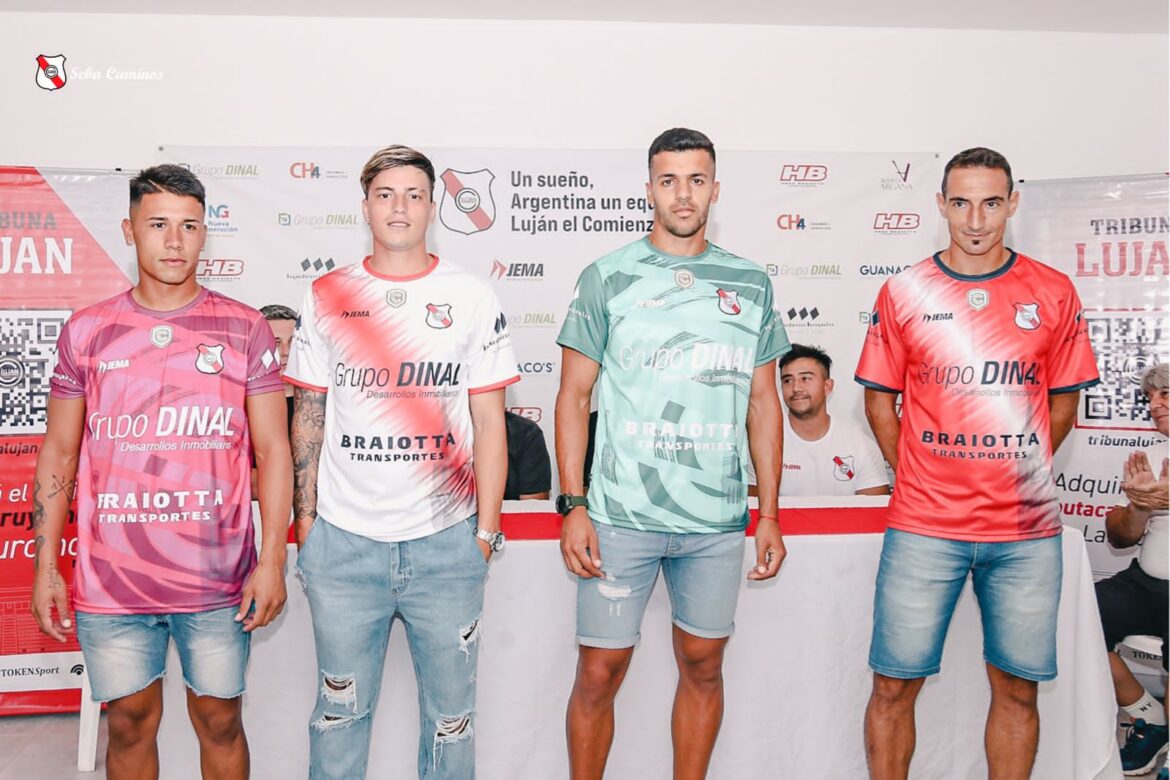El Club Luján presentó sus nuevas camisetas