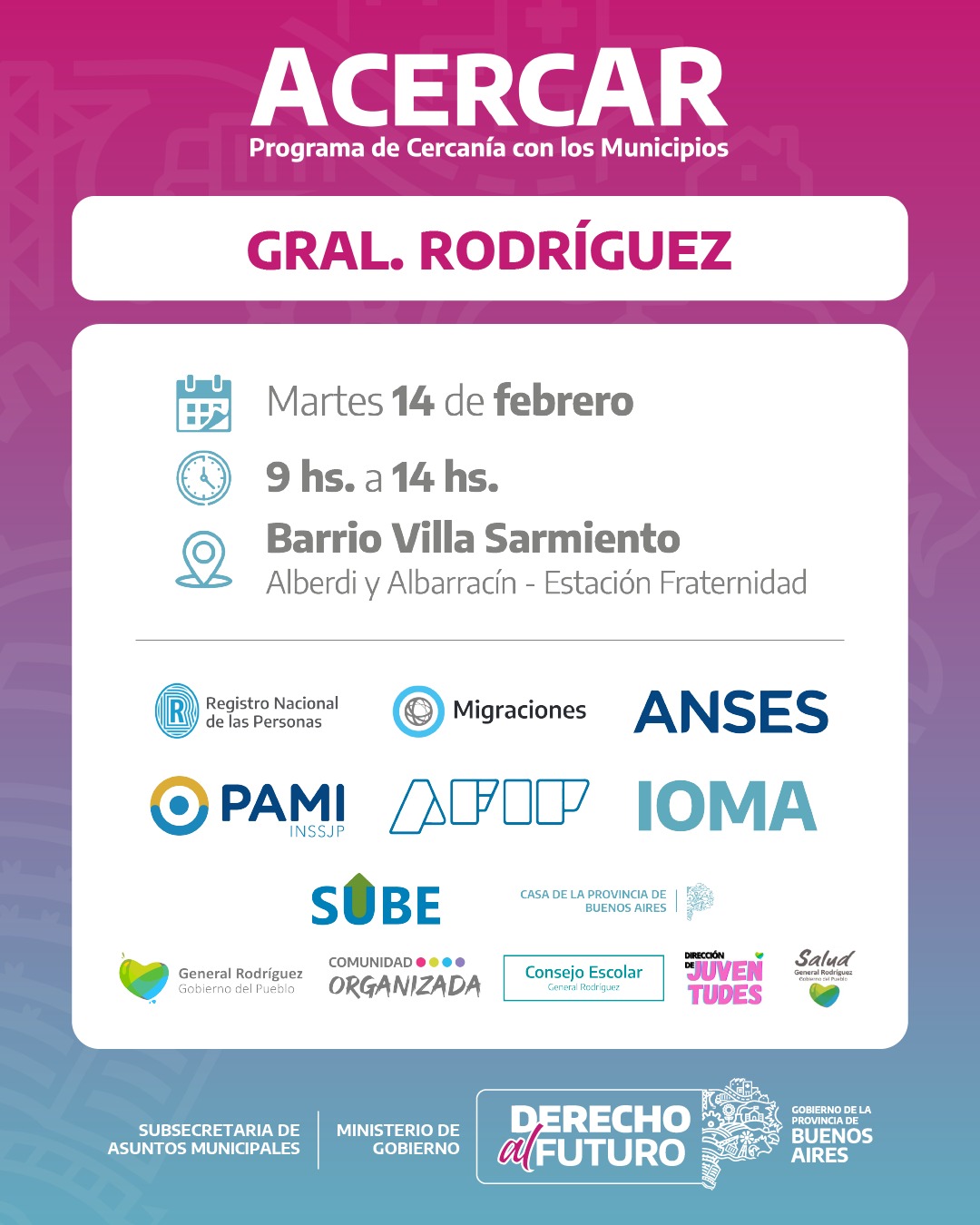 ACERCAR llega a Gral. Rodríguez