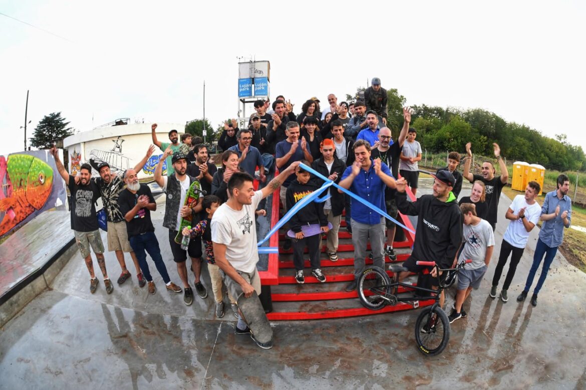 Inauguraron el nuevo Skatepark de Luján