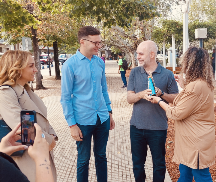 Ahora: Larreta ya está en Luján junto a vecinos