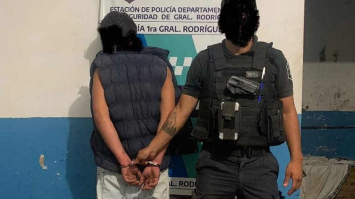 Rodríguez: vecino frustró un robo y retuvo al delincuente hasta que llegó la Policía