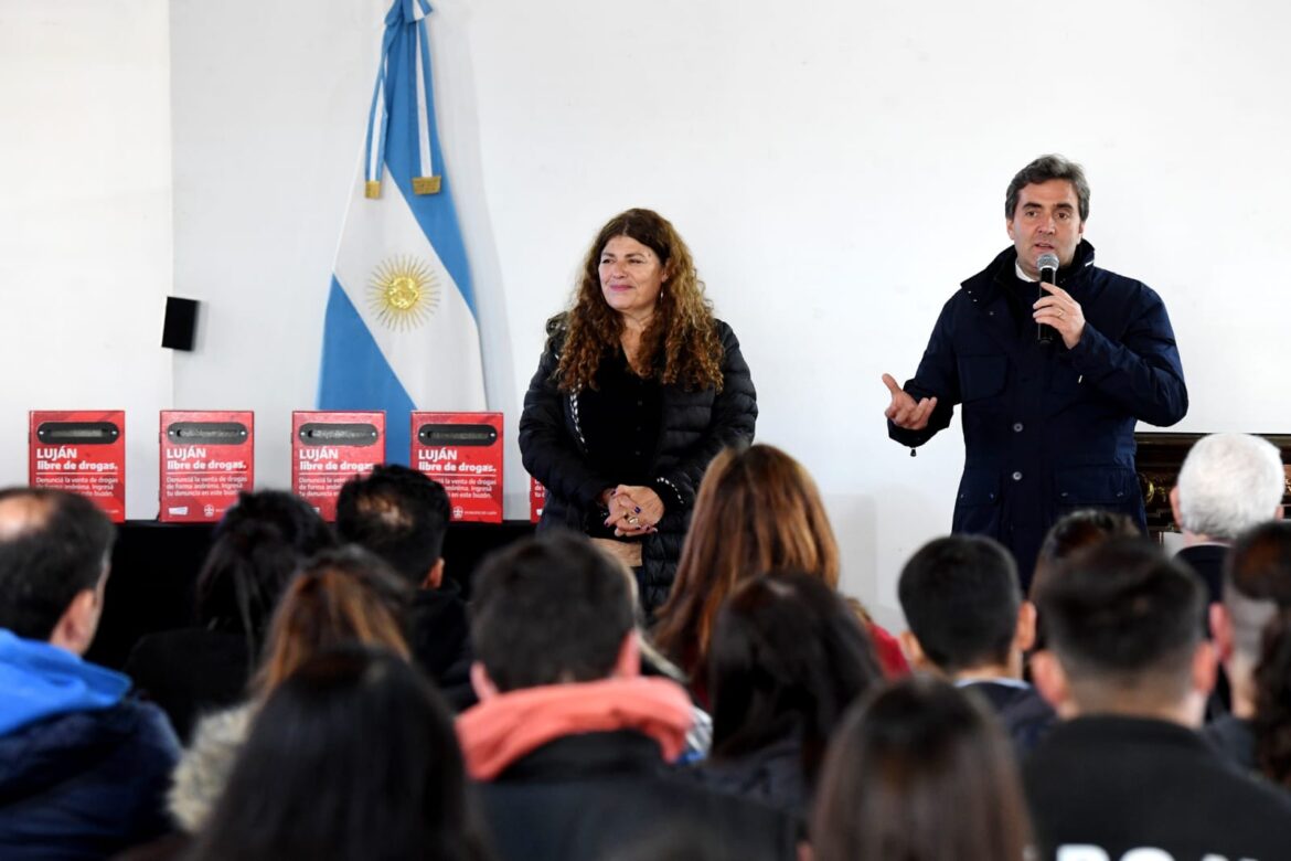 El Intendente presentó el plan Luján Libre de Drogas