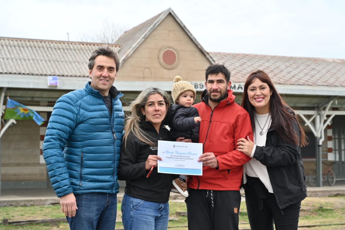 Se entregaron los primeros 75 lotes para lujanenses en Torres