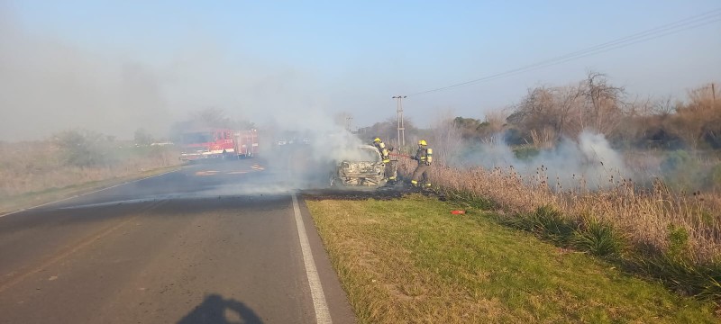 Intensa tarde para los Bomberos de Luján