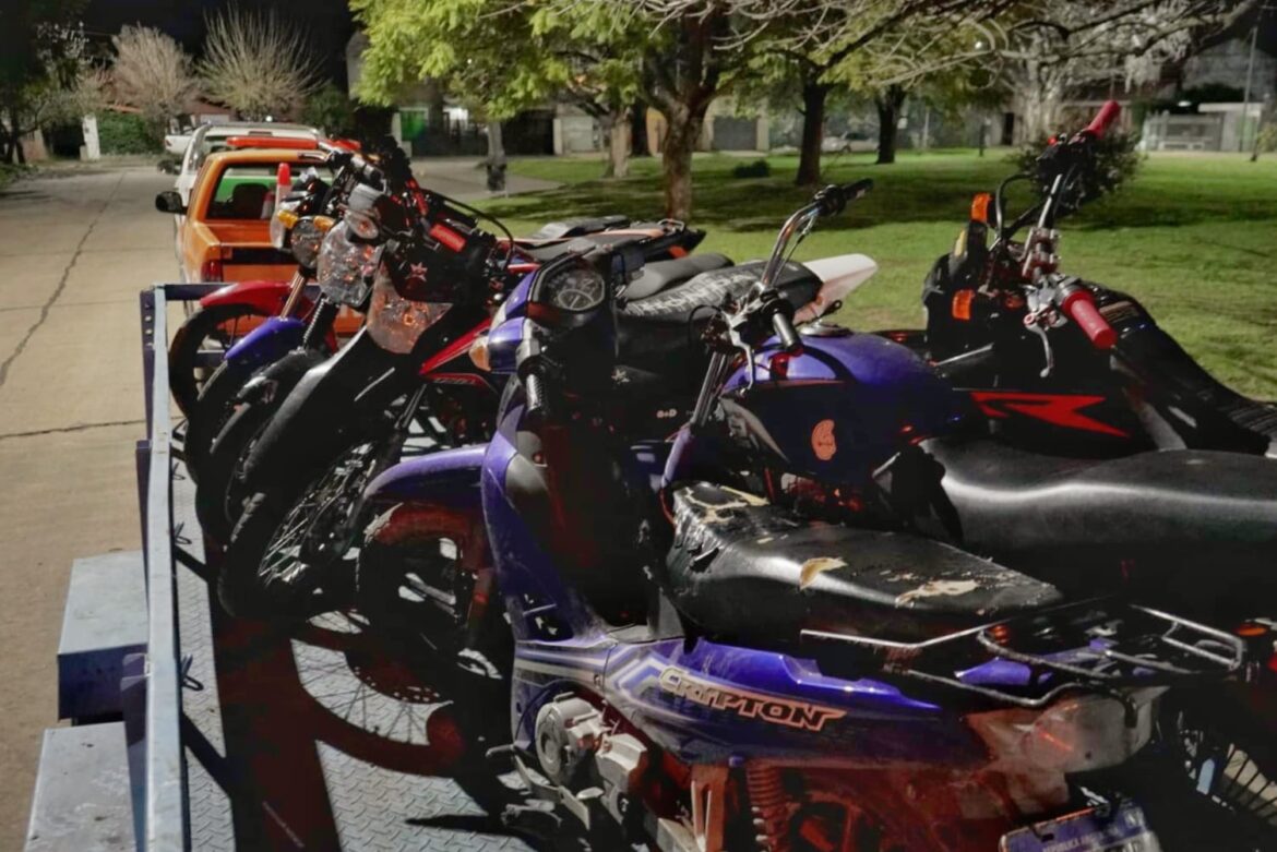 Secuestraron 12 nuevas motos