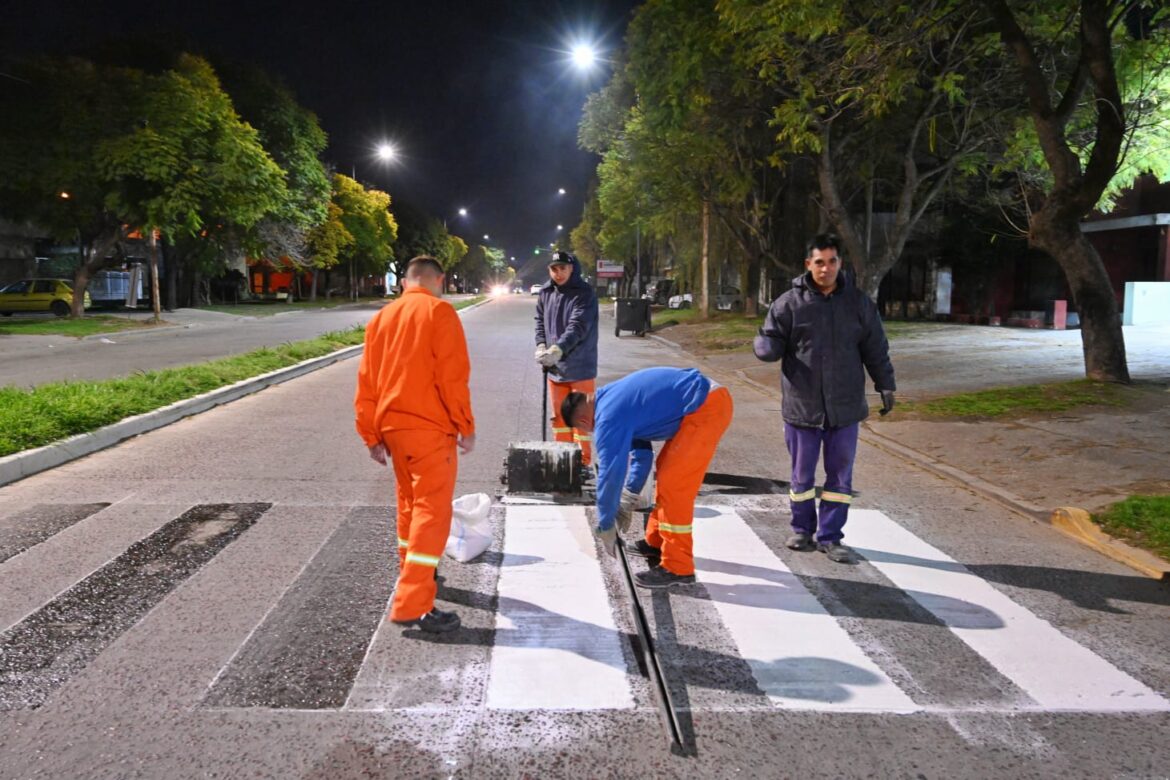 Avanzan los trabajos de señalización y demarcación vial