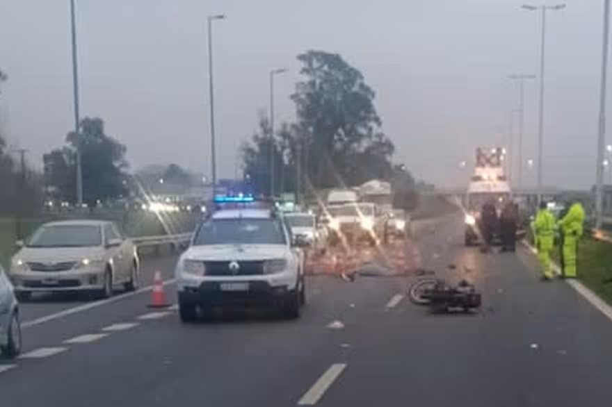 Accidente mortal en Acceso Oeste a la altura de Luján