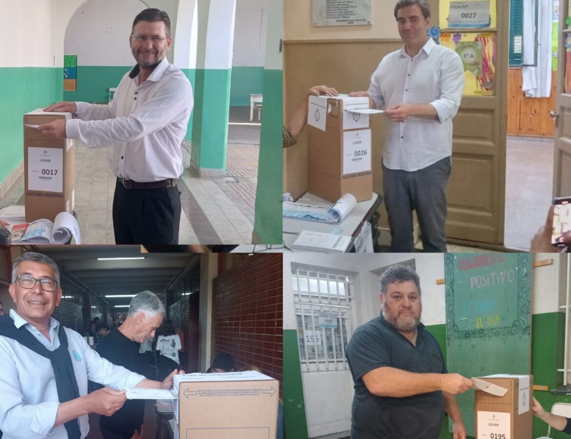 Ya votaron todos los candidatos a intendente por Luján
