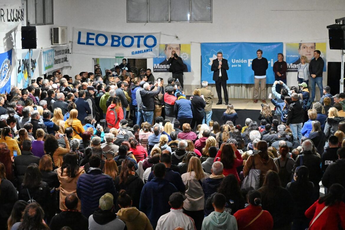 Rossi en Luján: «El cambio en Argentina es con Massa Presidente»