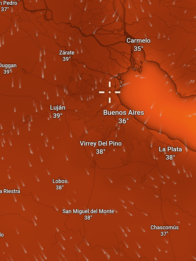 Se viene una fuerte ola de calor a Luján