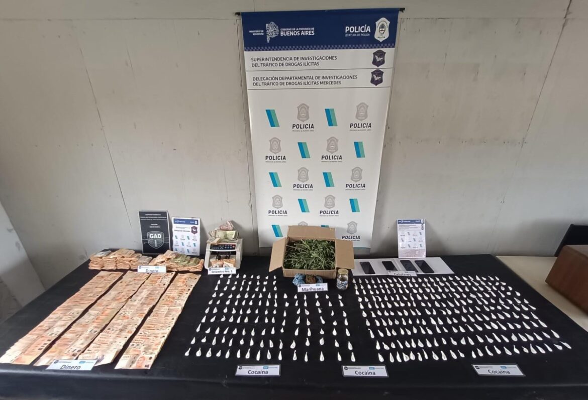 Secuestraron 400 dosis de cocaína en el barrio Ameghino