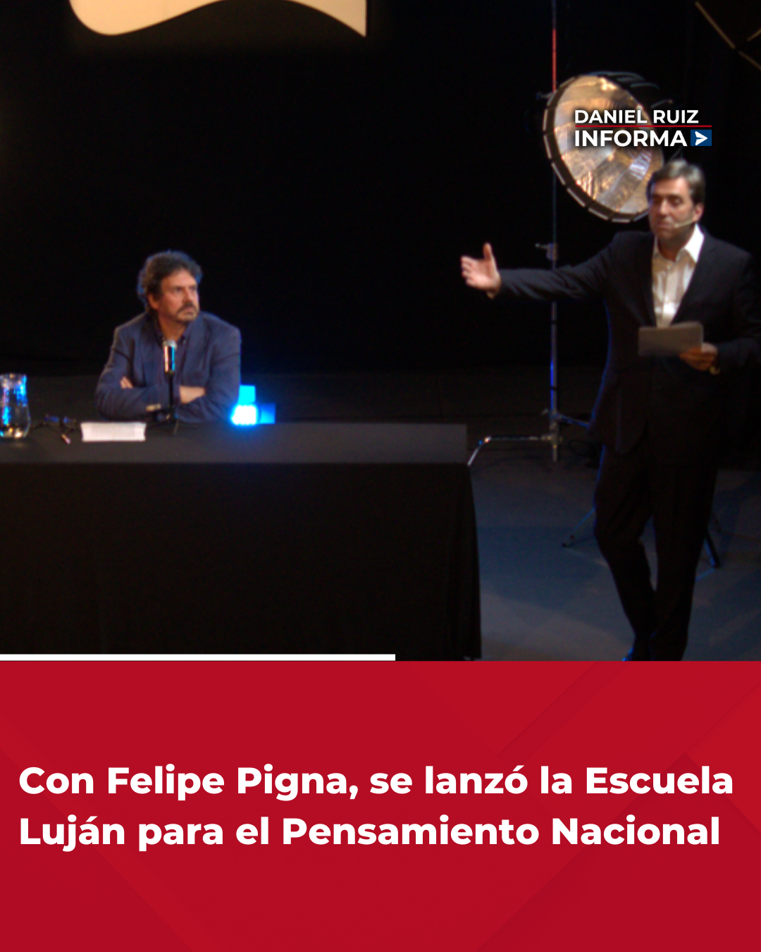 Con Felipe Pigna, se lanzó la Escuela Luján para el Pensamiento Nacional