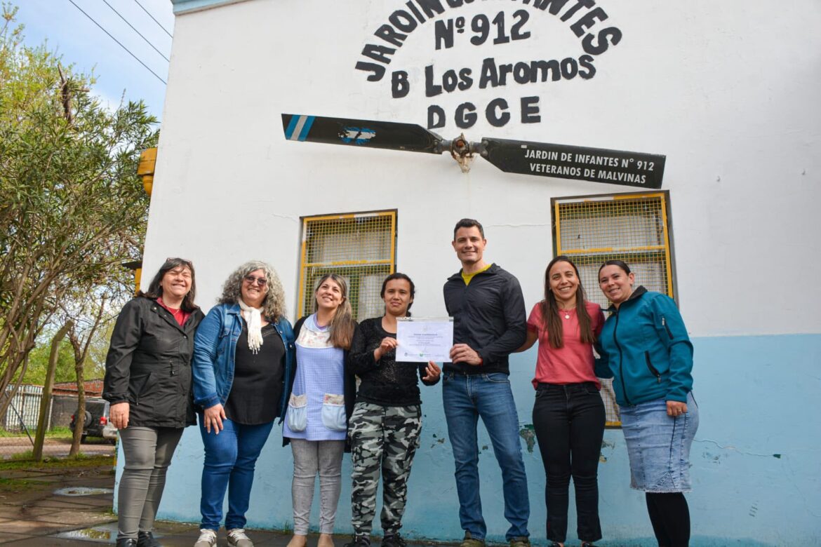 Entregaron un subsidio al Jardín N° 912 de Los Aromos